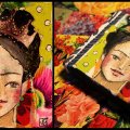 Frida, the Queen, 10x10cm toile, disponible 