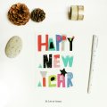 Carte postale "Happy New Year" 10x15cm